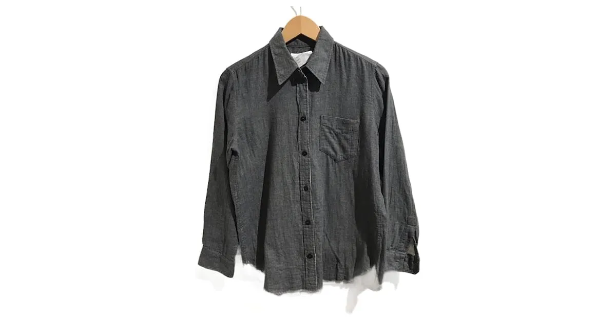 ISABEL MARANT ETOILE Tops Camiseta.Sintético Internacional S Gris 