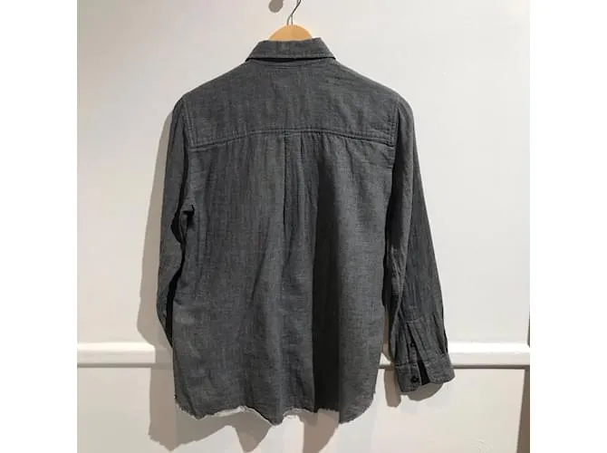 ISABEL MARANT ETOILE Tops Camiseta.Sintético Internacional S Gris 